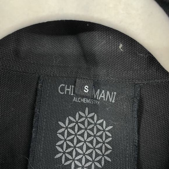 Chintamani Alchemistry Size S Canvas Denim Jacket Dark Fairy Hood Whimsigoth - Picture 6 of 8